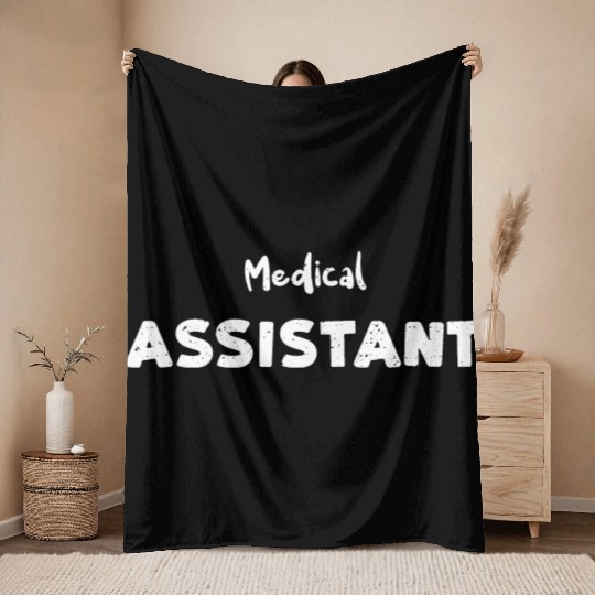 Medical Assistant - Nurse Throw Blankets
