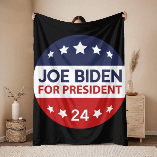 Joe Biden For President 24 Throw Blankets