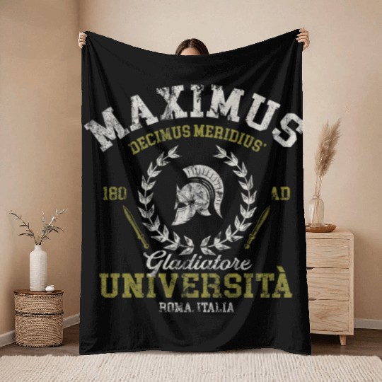 Maximus University Throw Blankets