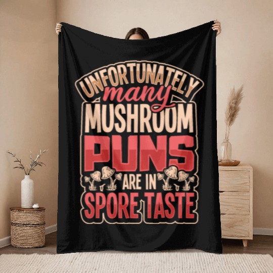 Morels Mushroom Picker Mushroom Farmer Mushroom Throw Blankets