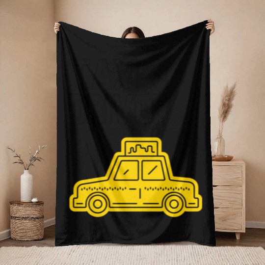 Taxi Throw Blankets