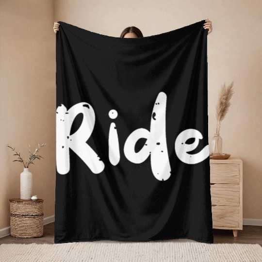 Ride - Motorcycle Throw Blankets
