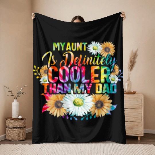 My Aunt is Definitely Cooler than My Dad, Throw Blankets