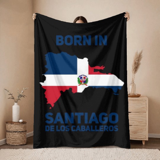 Santiago de los Caballeros Dominican Republic Throw Blankets