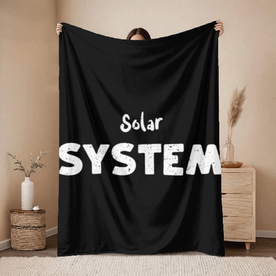 Solar System - Science Throw Blankets