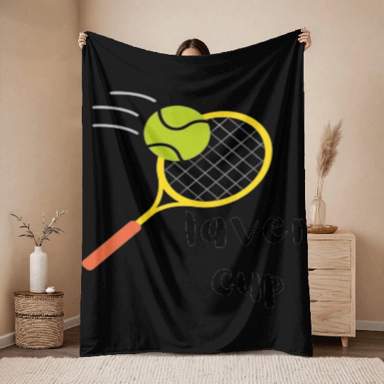 laver cup tennis Throw Blankets