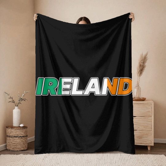 Ireland Throw Blankets