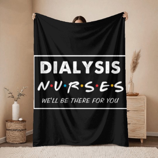 Dialysis Nurse Throw Blankets