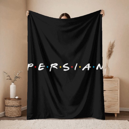 Persian friends - Persian (iran) design Throw Blankets