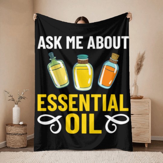 Essential Oil Diffuser Peppermint Aromatherapy Throw Blankets