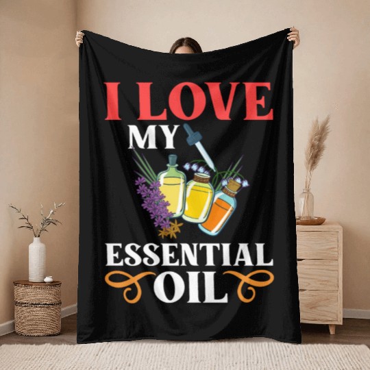 Essential Oil Diffuser Peppermint Aromatherapy Throw Blankets