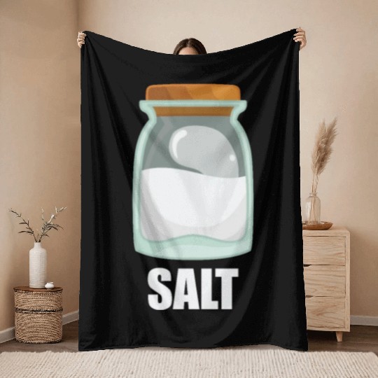 Salt Spice Flavor Food Cooking Throw Blankets