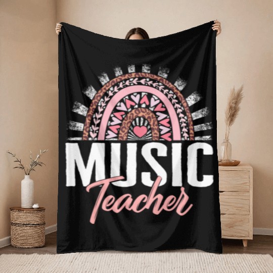 Music Teacher Throw Blankets, Back To School Supplies