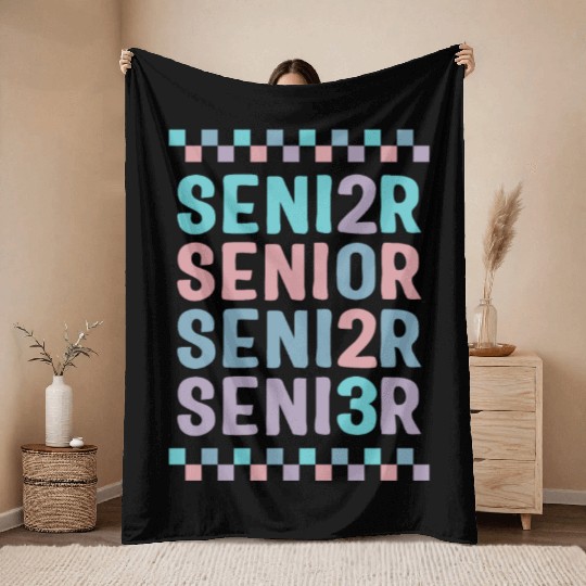Graduation Throw Blankets, Senior Class Of 2023 Gift End