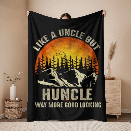 Huncle Definition Like Regular Uncle Way More Good Throw Blankets