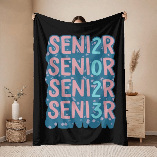 Graduation Throw Blankets, Senior Class Of 2023 Gift End