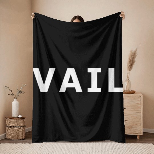Vail Colorado Rocky Mountain Throw Blankets