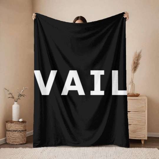 Vail Colorado Rocky Mountain Throw Blankets