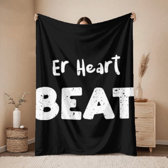 He Heart Beat - Doctor Throw Blankets
