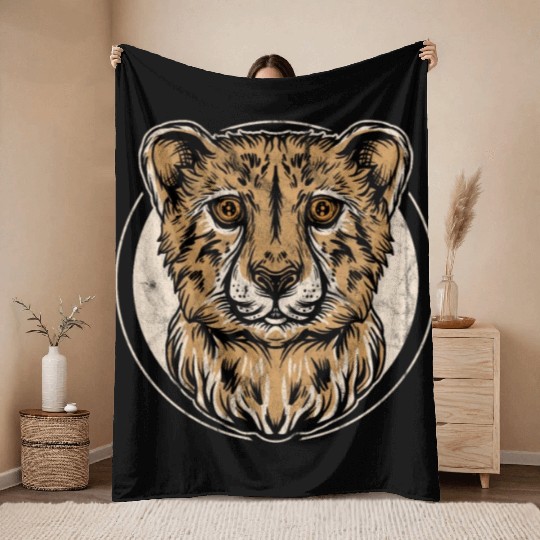 Pard Throw Blankets Kinder Leopard Jaguar Boys Girls