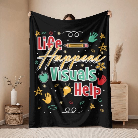 Sped Teacher Special Education Teacher Throw Blankets