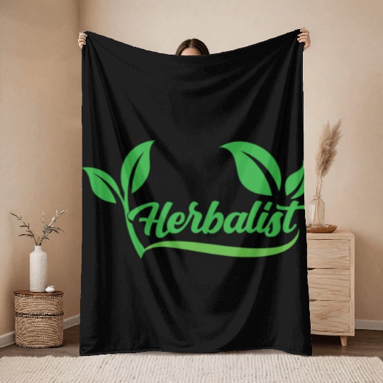 Herbalist Herb Herbalism Herbs Gardening Throw Blankets