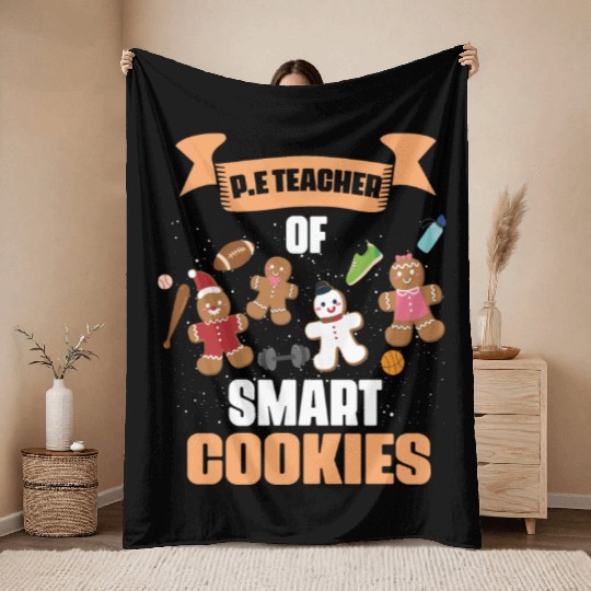 Physical Education Teacher Dad Phys Ed Throw Blankets