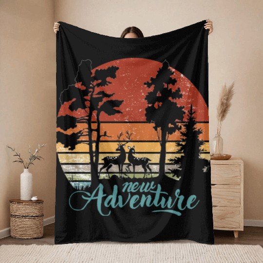 The new Adventure Throw Blankets