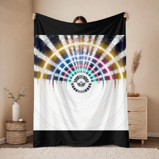 Sun Burst Throw Blankets