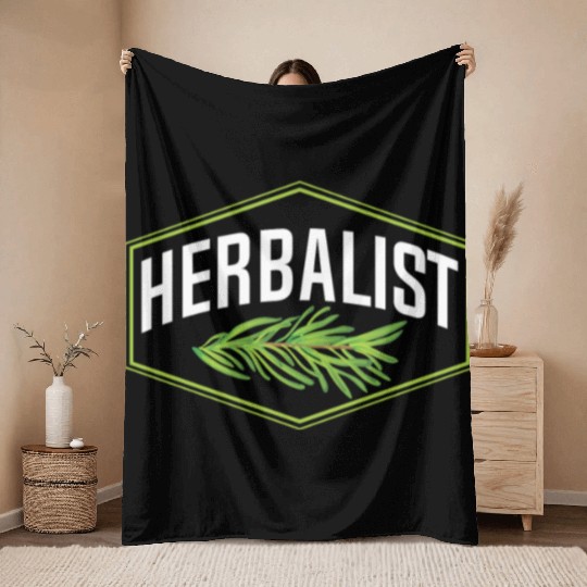 Herbalist Gardening Herbalism Herbs Herb Throw Blankets