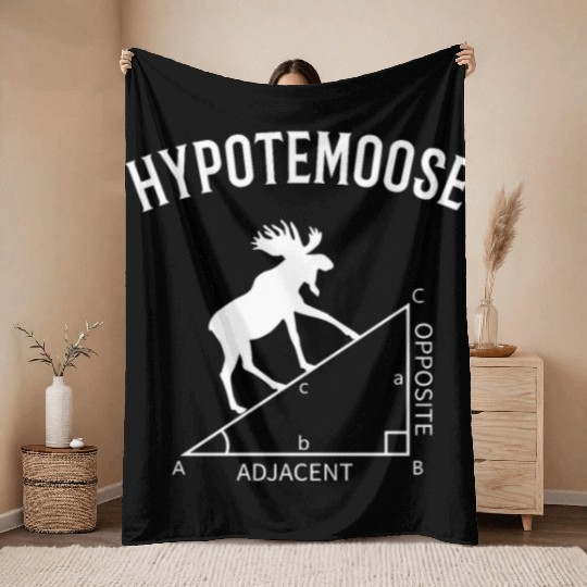 hypotemoose, math teacher hypotemoose Throw Blankets