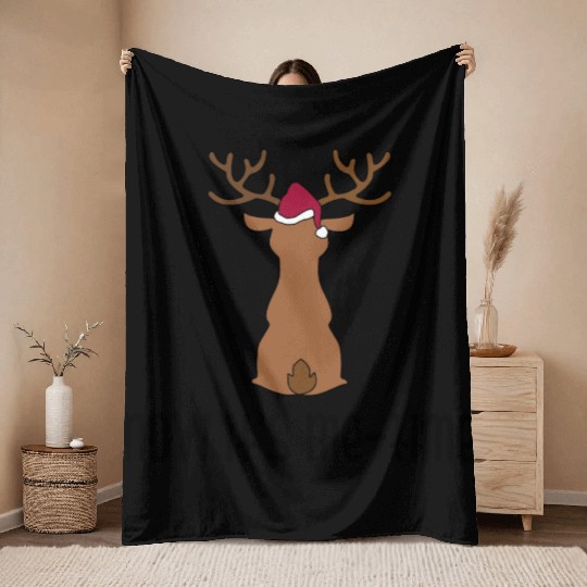 Reindeer Throw Blankets