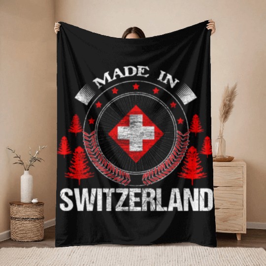 Switzerland Neutrality Home Gift Throw Blankets