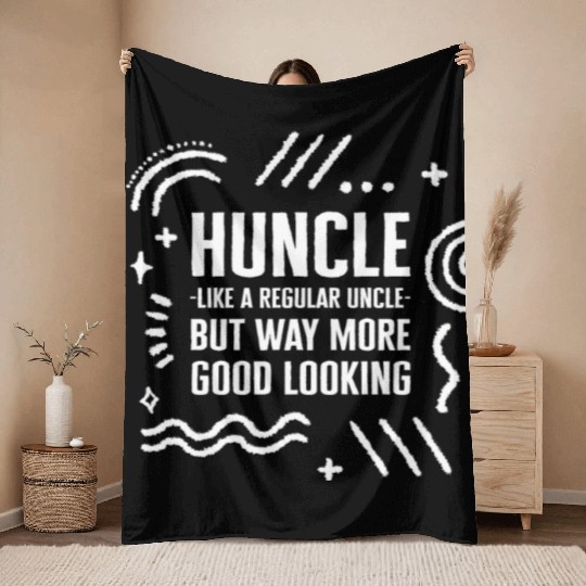 Uncle Throw Blankets Throw Blankets, Huncle Definition Funny Throw Blankets,