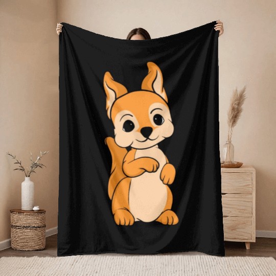 Cute Puppy Funny Dog Pet Lover Gift Ideas Throw Blankets