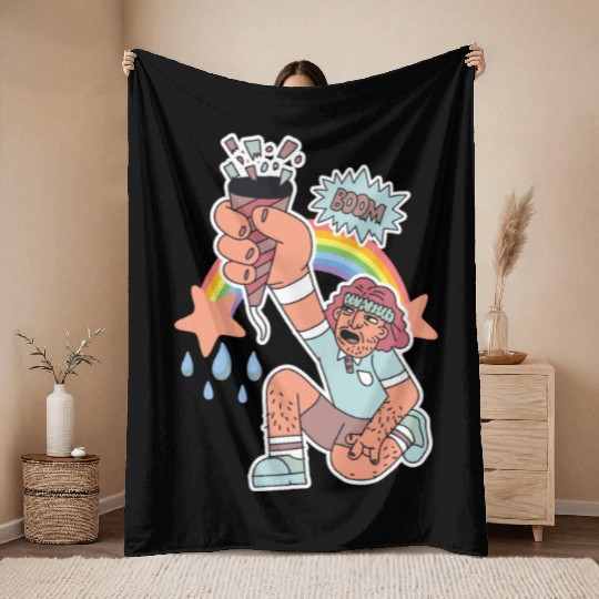 Gift christmas cute Rejeki Throw Blankets