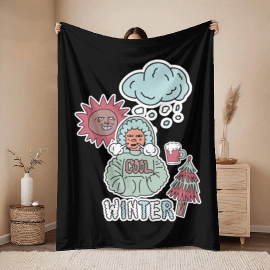 Gift christmas cute Rejeki Throw Blankets