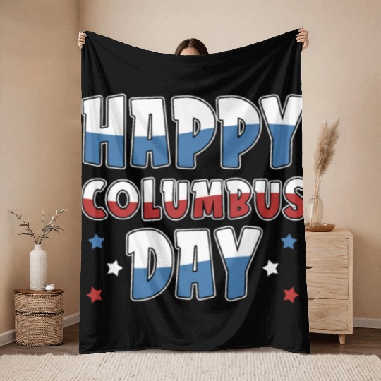 Columbus Day 1492 Throw Blankets