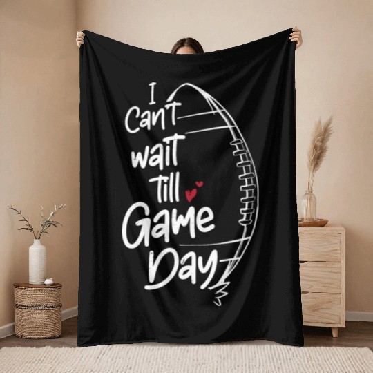 American Football Football Sunday Game Day Sport Throw Blankets