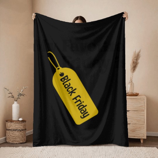 My Favorite Friday is Black Friday Throw Blankets