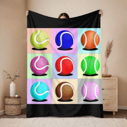 Cadeau pour joueurs et joueuses de padel Throw Blankets