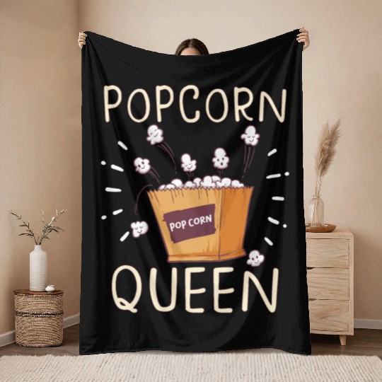 Movie Watching Cinema Popcorn Binge Watching Throw Blankets