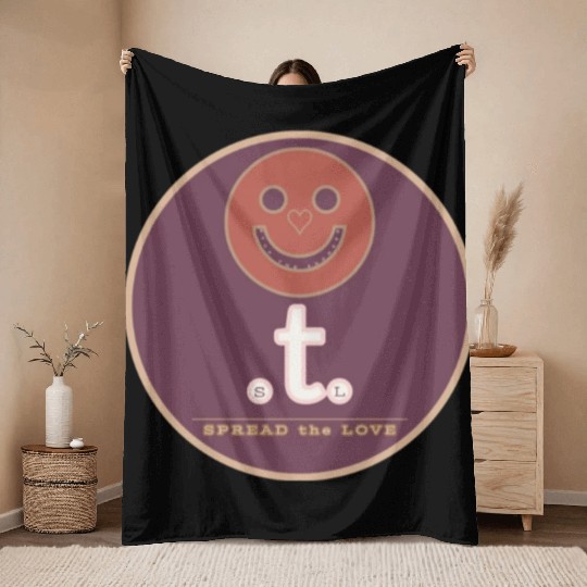 SPREAD the LOVE Throw Blankets