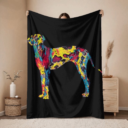 Big Dog Great Dane Throw Blankets