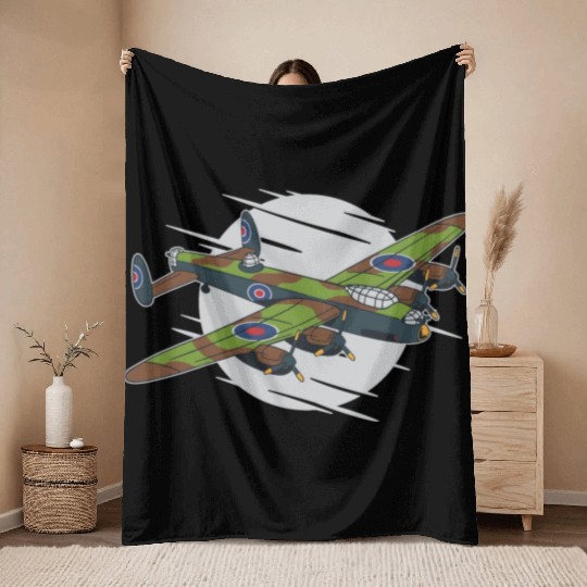 War-fighter jet plane War-fighter jet plane inspir Throw Blankets