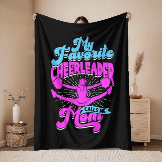 Cheerleader Flip Cheer Gymnast Cheerleading sport Throw Blankets