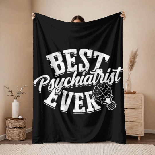 Psychiatrist Psychology Therapist Psychologist Throw Blankets