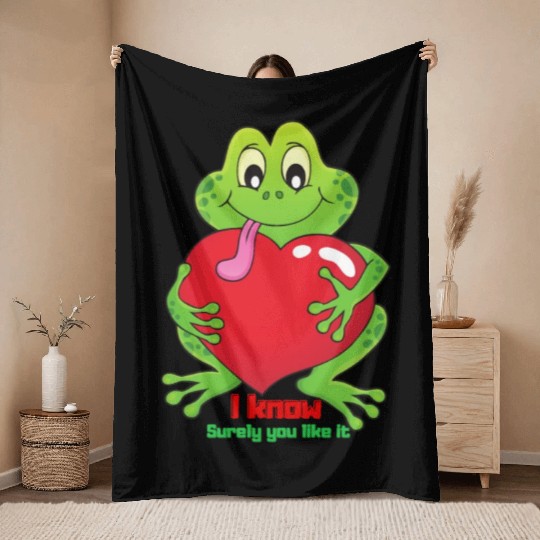 soulmate my bestie Throw Blankets