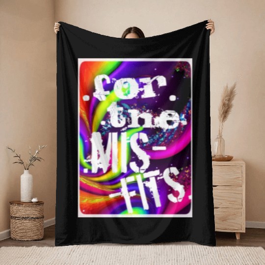 For the Misfits-2 Throw Blankets