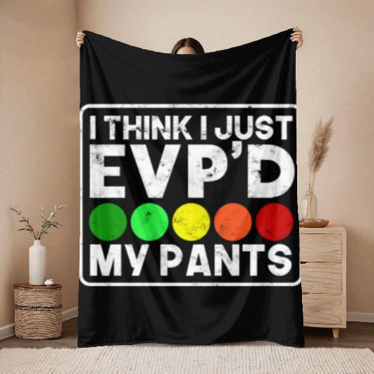 I think I just EVP'D my pants - supernatural Throw Blankets